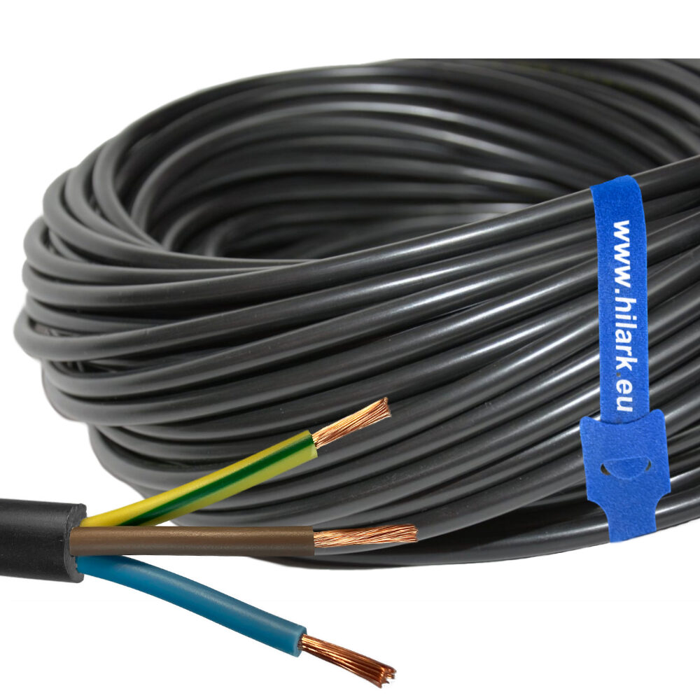 Przewód kabel H05VV-F OWY 3×2,5mm2, na PRZEDŁUŻACZ 150m