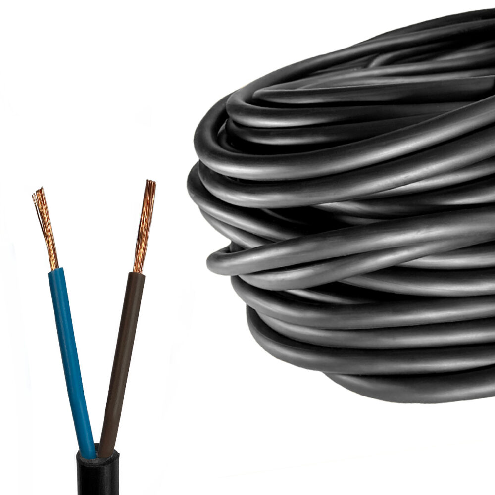 Przewód kabel H07RN-F OnPD 2×1 na PRZEDŁUZACZ 1m