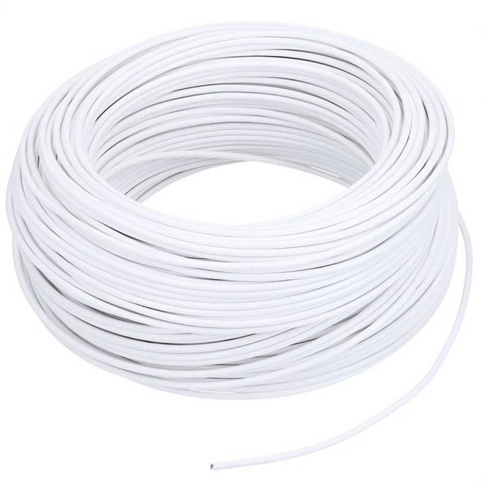 Przewód kabel biały H05VV-F OWY 4×0,75 mm 1m