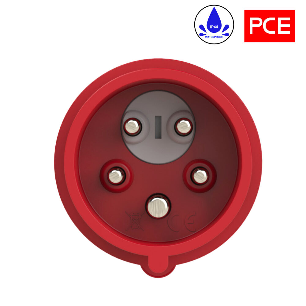 CEE-wtyczka z ochroną silnika contactor 4kW PI+BA+RFC 16A 5p 6h (4.0-6.0A) IP44
