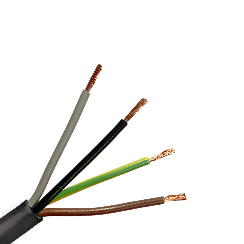 Przewód kabel H05VV-F OWY 4×1,5mm² na przedłużacz 20m