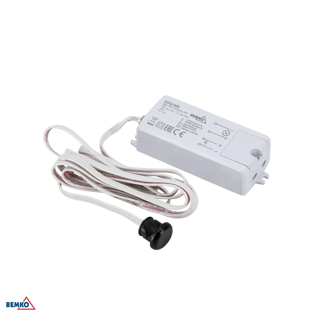Czujnik/wyłącznik Zbliżeniowy 500W ~2M Przewód