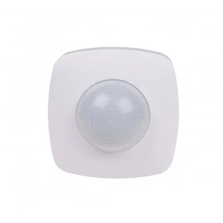 DR-09-IP65 Czujnik Ruchu PIR z Funkcją Obecności IP-65 Sufitowy 360° 10A 230V Biały