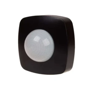 DR-09B-IP65 Czujnik Ruchu PIR z Funkcją Obecności IP-65 Sufitowy 360° 10A 230V Czarny