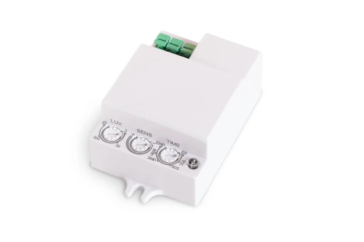 Fast Biały Czujnik Ruchu HF 360ST 8M 10S-12MIN IP20 5.8GHZ 1200VA 230V AC