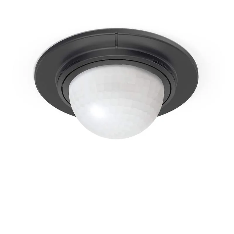 IS 360-1 DE Czarny Czujnik Ruchu PT 360ST 4M 8S-35MIN IP54 1000W 230V AC
