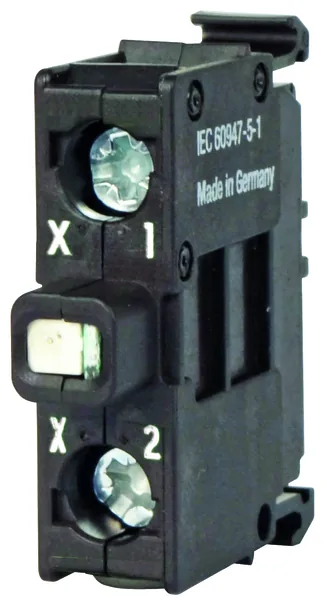 M22-LEDC-W Blok LED 12-30V Ac/dc Montaż do Ścianki Tylnej Zaciski Śrubowe Biały