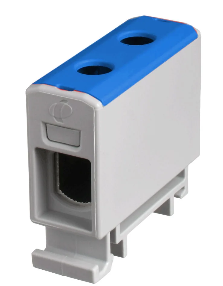 Złączka Szynowa Przelotowa 1X Al/cu 1.5-50.0MM2 1000V AC/1500V DC Zacisk Uniwersalny Niebieski