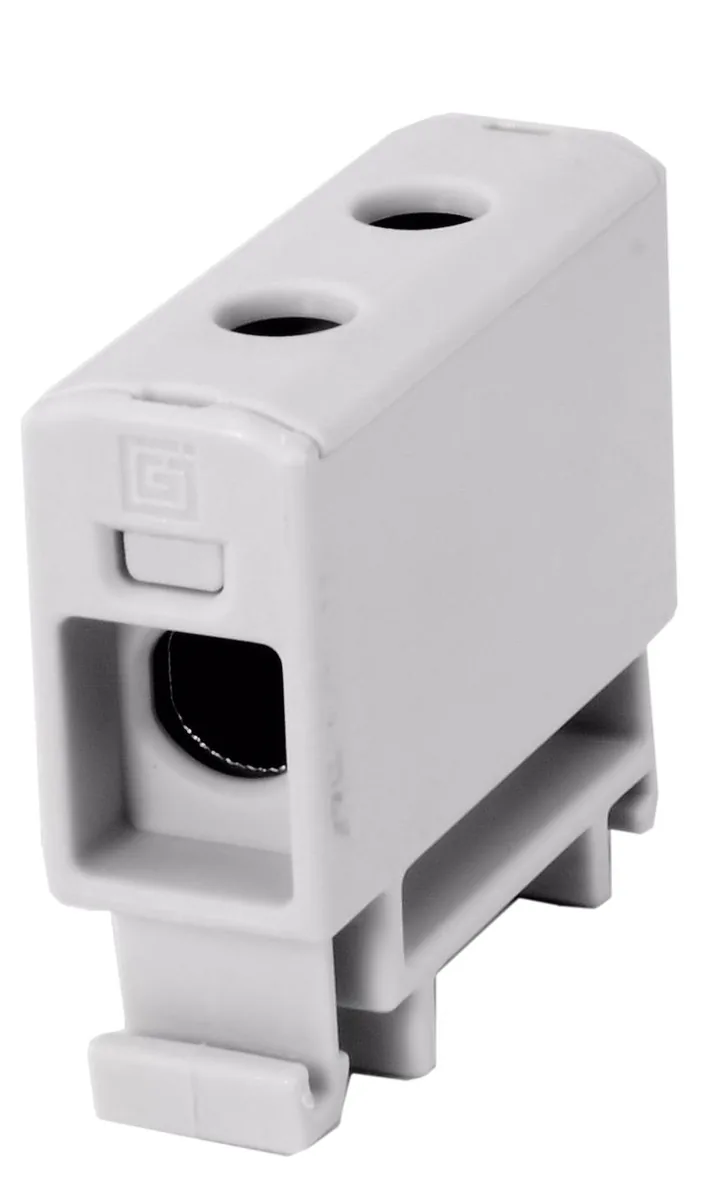 Złączka Szynowa Przelotowa 1X Al/cu 2.5-35.0MM2 1000V AC/1500V DC Zacisk Uniwersalny Szary